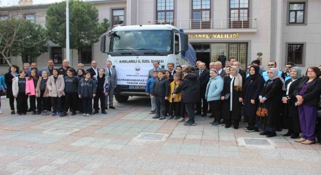 Kırklarelinden deprem bölgesine Ramazan kampanyası sürüyor