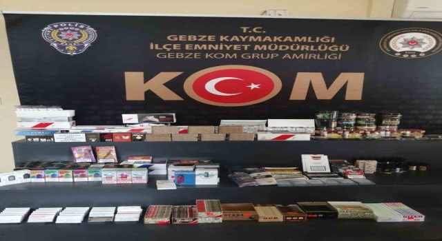 Kocaelide 7 bin 200 içi dolu makaron ele geçirildi