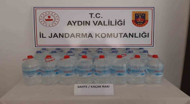 Koçarlıda 200 litre kaçak alkol ele geçirildi