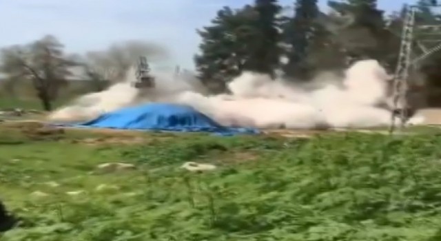 Kontrollü minare yıkımı faciayla son buldu: 1 ölü