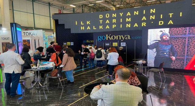 Konya standı Turizm Fuarının en iyisi seçildi