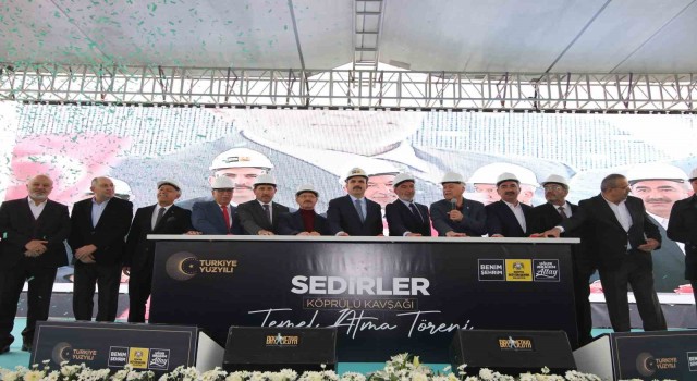 Konyada Sedirler Köprülü Kavşağının temeli atıldı