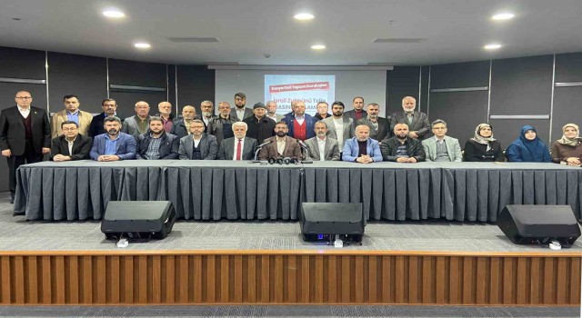 Konyadaki STKlardan İsrail zulmüne tepki