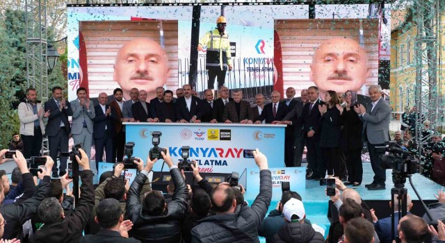KONYARAY Banliyö Hattının temeli atıldı