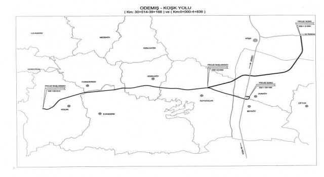 Köşk - Ödemiş Karayolu projesi Resmi Gazetede yayınlandı