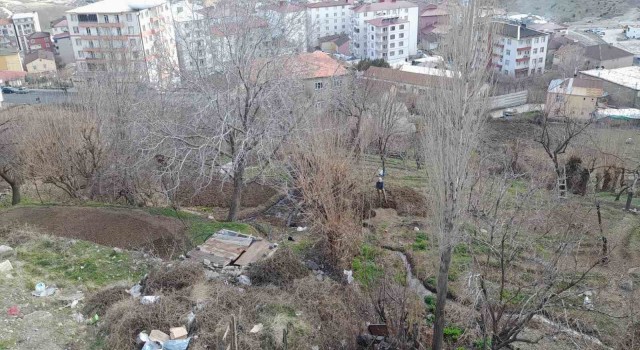 Kulpta baharla birlikte bahçe işleri başladı