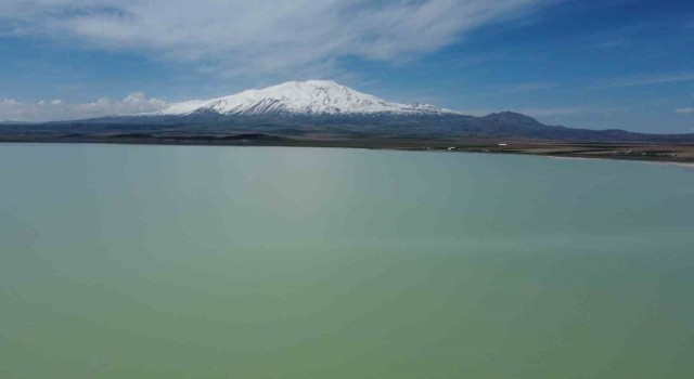 Kuş cenneti Arin Gölünde kuraklık tehlikesi