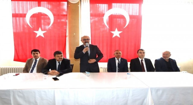 Kütahya protokolü, İl Özel İdaresi personeliyle bayramlaştı