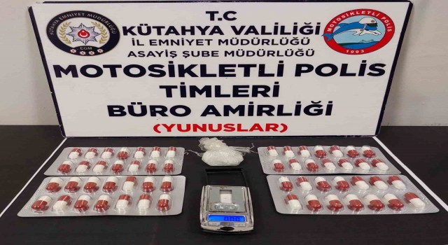 Kütahyada Yunus Timleri uyuşturucu ele geçirdi