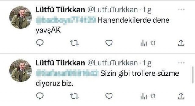 Lütfü Türkkanın o sözlerine AK Partiden tepki
