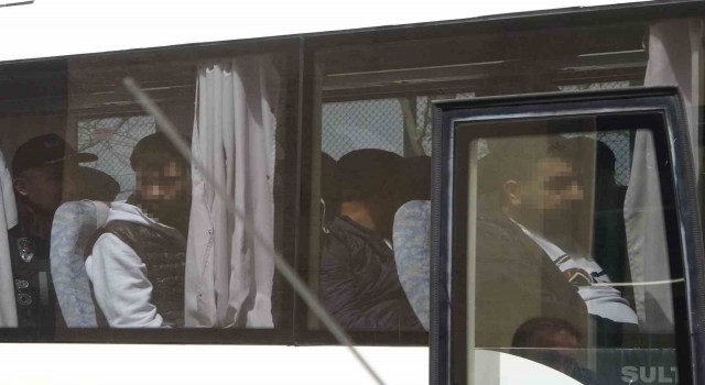 Makas operasyonunda gözaltına alınan 19 kişi adliyeye sevk edildi