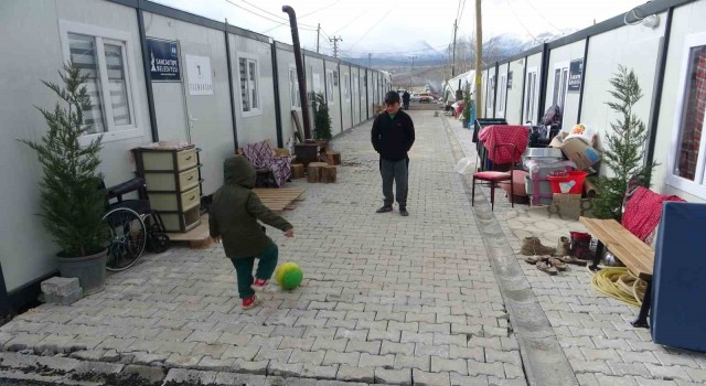 Malatyada konteyner kentlerin kurulumu sürüyor