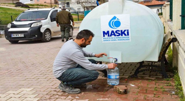 Malatyada vatandaşların ihtiyacı tankerlerle karşılanıyor