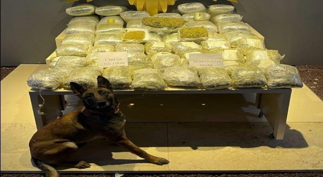 Malatyada yolcu otobüsünde 52 kilo uyuşturucu ele geçirildi