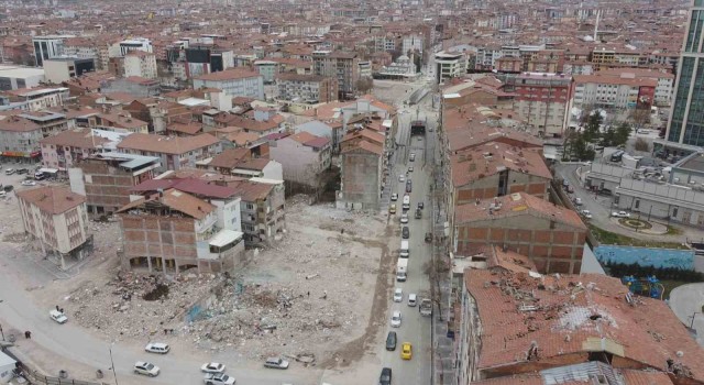 Malatyadaki yıkım havadan görüntülendi