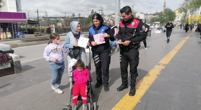 Manavgatta polisten KADES bilgilendirmesi