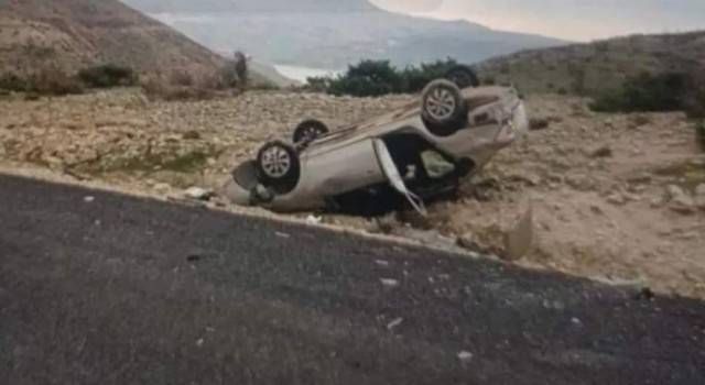 Mardinde kontrolden çıkan otomobil takla attı: 1 ölü, 3 yaralı