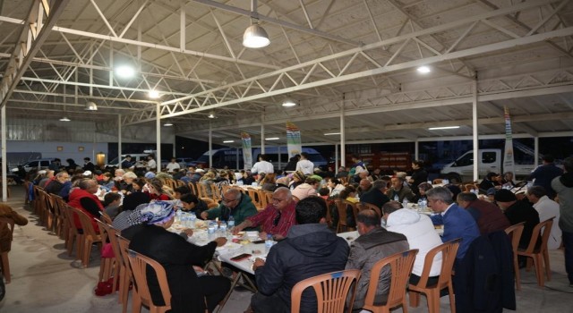 Marmaris Turgut Mahallesi sakinleri iftarda buluştu