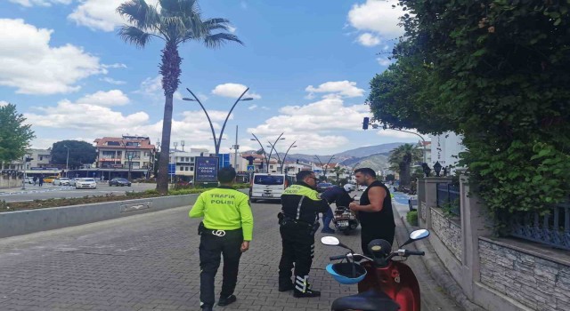 Marmariste trafik uygulamaları devam ediyor