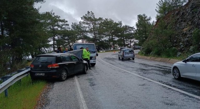 Marmariste yağış kazaya neden oldu