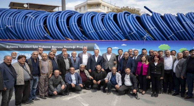 Mersin Büyükşehir Belediyesi çiftçileri desteklemeye devam ediyor