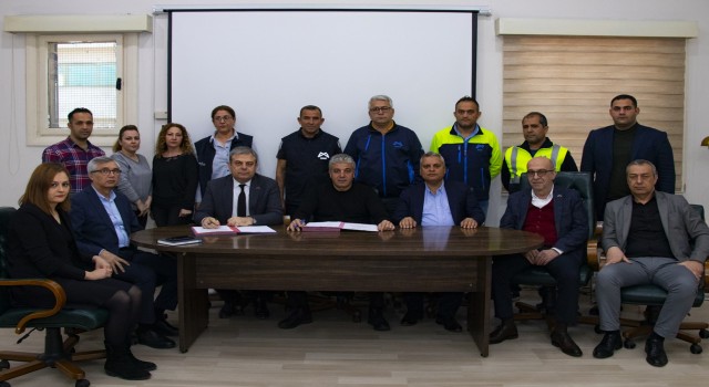 Mersin Büyükşehir Belediyesinde toplu iş sözleşmesi sevinci
