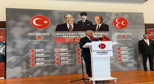 MHP, İstanbulda depremzedeler için iftar programı düzenledi