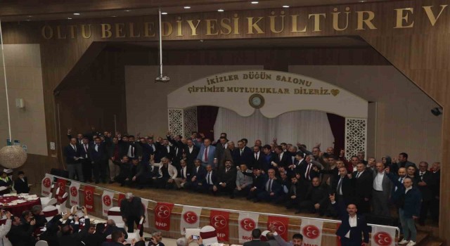 MHP Oltu Teşkilatı ‘Cumhur İftar Yemeği verdi
