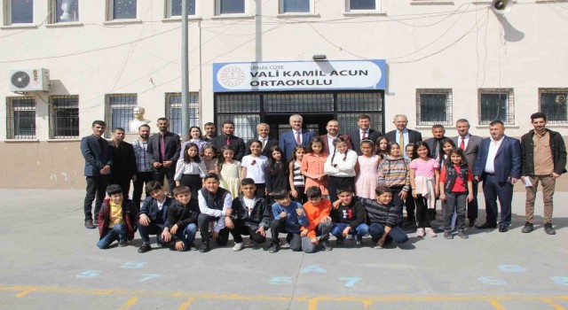 Milli Eğitim Bakanlığı yetkilileri, Şırnakı TIMSSde temsil edecek olan okulu inceledi