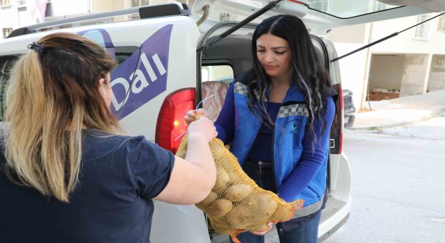 Mudanya Belediyesinden vatandaşın sofrasına 30 ton patates