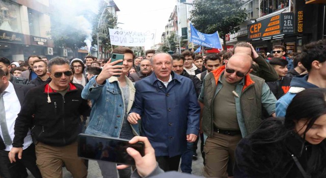 Muharrem İnceden gençlere, Bugün hepiniz 3 kişiyi ikna edeceksiniz
