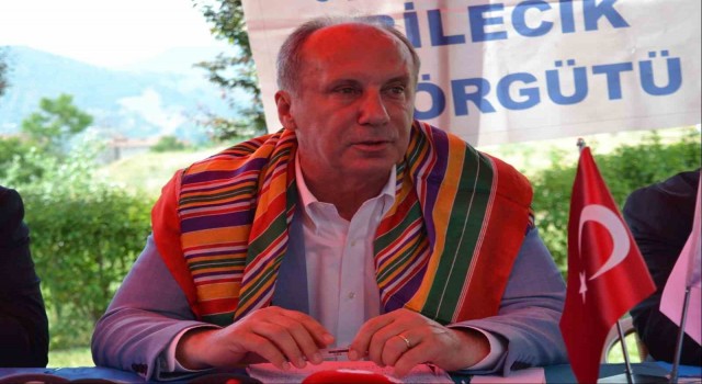 Muharrem İncenin Bilecik programı hava muhalefeti nedeniyle iptal edildi