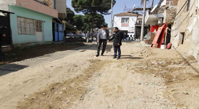 Nazilli Belediyesi Pınarbaşı Mahallesindeki yol çalışmasını tamamladı