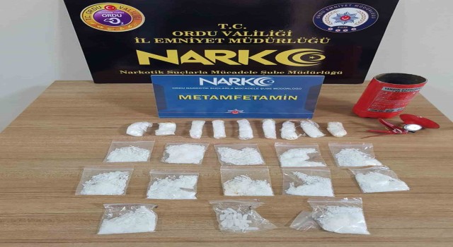 Orduda yangın tüpü içerisinde uyuşturucu madde ele geçirildi: 1 tutuklama