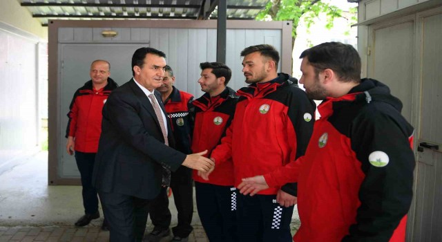 Osmangazinin deprem kahramanlarına büyük onur