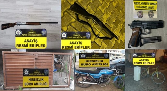 Osmaniyede çeşitli suçlardan yakalanan 3 şüpheli tutuklandı