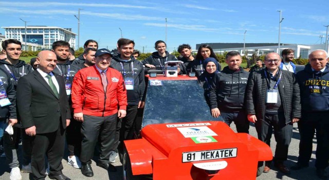 Otonom aracıyla TEKNOFEST finalinde yarıştılar