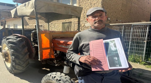 (Özel) Hayatında hiç İstanbulu görmedi... Traktörüne 54 kez otoyol ve köprü cezası geldi