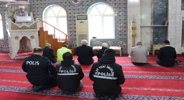 Polis Haftasında şehitler için mevlit okutuldu
