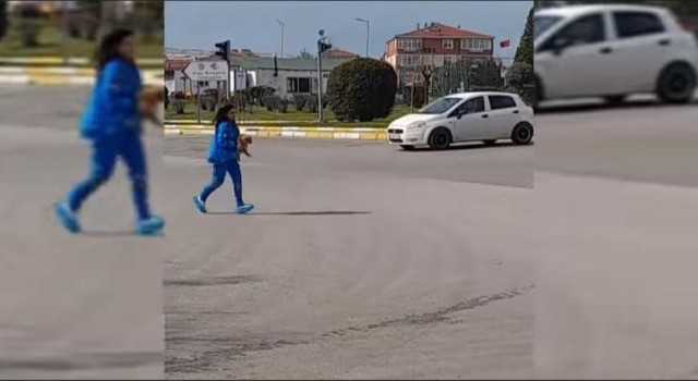 Sağlık çalışanı bu kez yavru köpeğin hayatını kurtardı