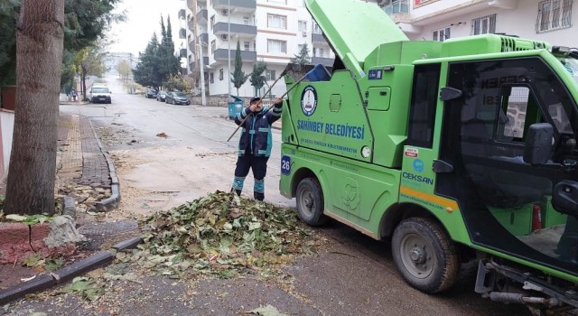 Şahinbeyde ilçenin her noktası temizleniyor