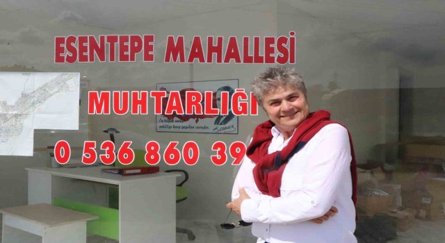 Samsunda 95 bin nüfuslu ilçenin tek kadın muhtarı