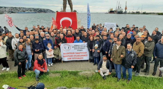 Samsunda olta balıkçılarından kıyılarda hukuksuzluk tepkisi