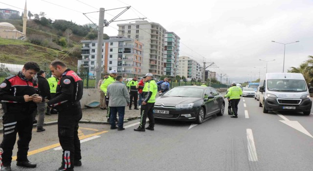 Samsunda yunus polisleri kazası