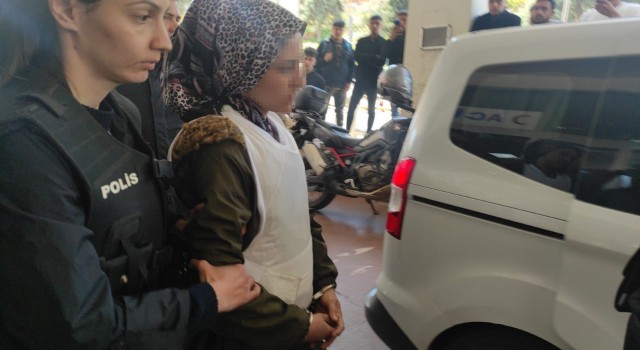 Şanlıurfada kayınbiraderini öldüren kadın adliyeye sevk edildi