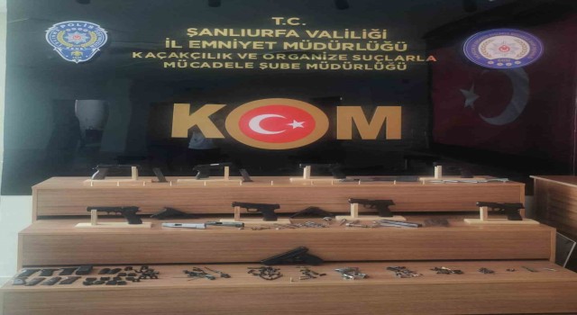 Şanlıurfada silah ve tarihi eser kaçakçılığı operasyonu: 2 gözaltı
