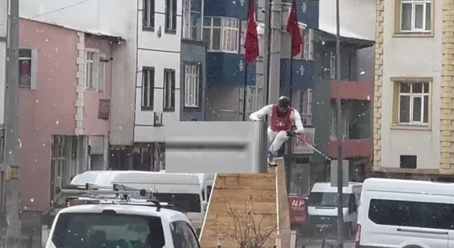 Sarıkamışta kar yağışı