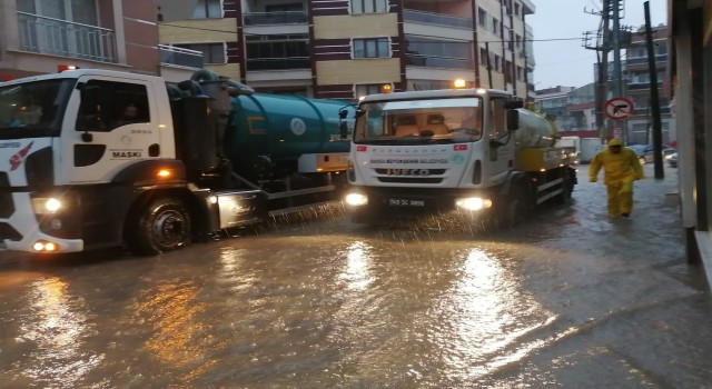 Saruhanlının taşkın sorunu büyükşehir tarafından çözüldü