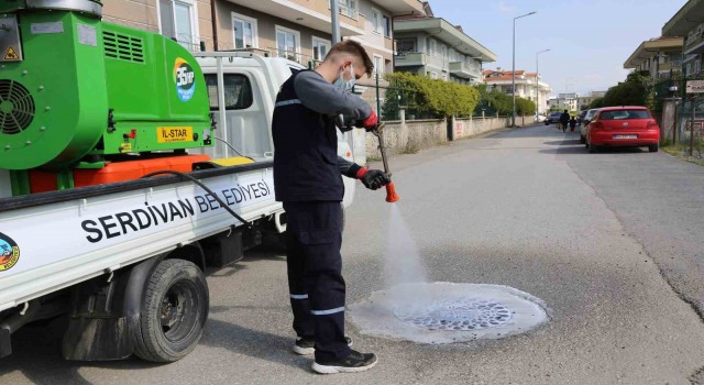 Serdivan Belediyesinden çevre dostu ilaçlama