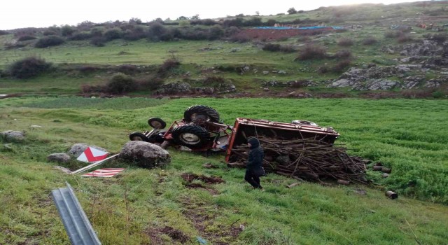 Sındırgıda traktör kazası: 1 ölü